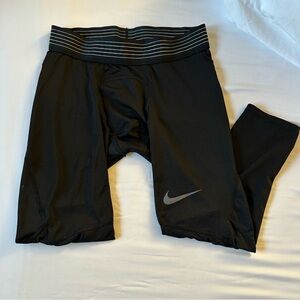 Nike Mens Pro 3/4 Tight Compression Pants Size Medium
